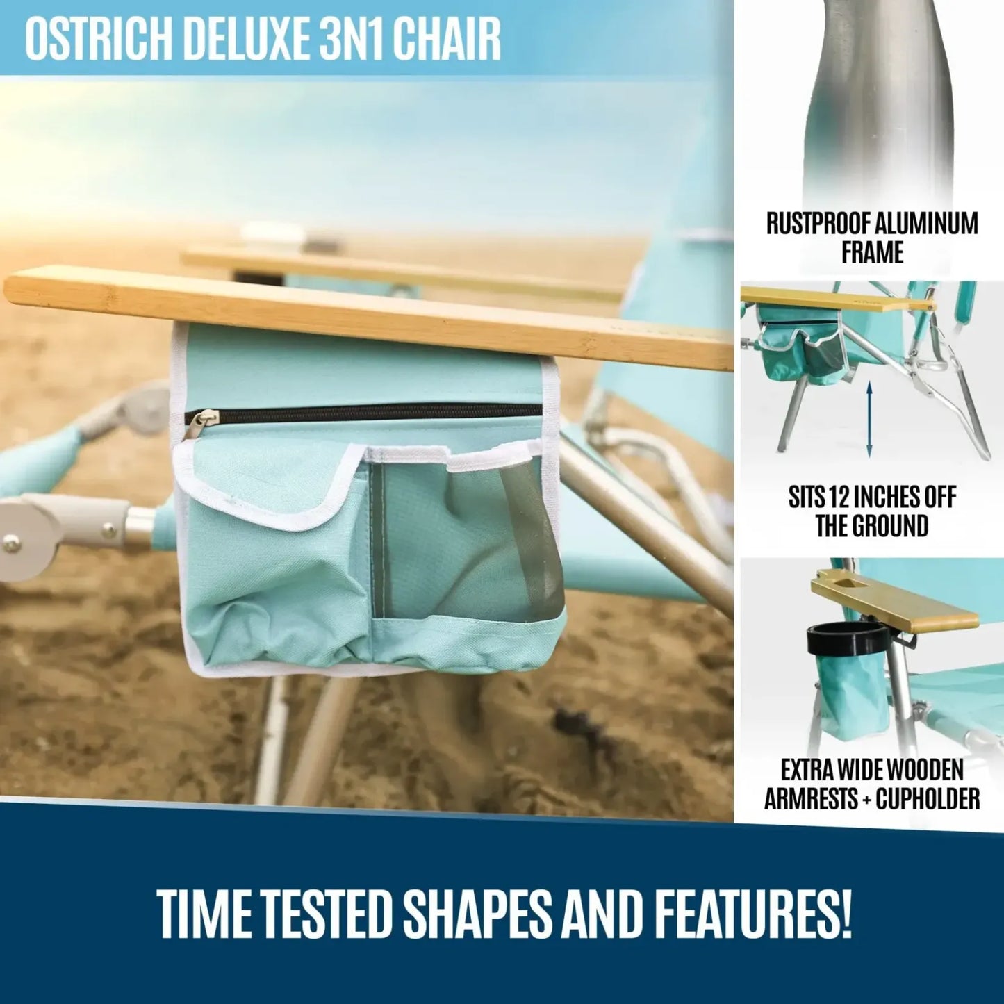 Buy 2 and get 1 free ๐บ๐บ 3-in-1 deck chair ๐๐