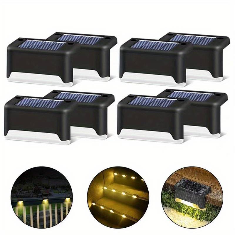 Wireless Solar LED Wall Lights – Stylish Outdoor Solar Lighting – IP65 – Automatic ON/OFF
