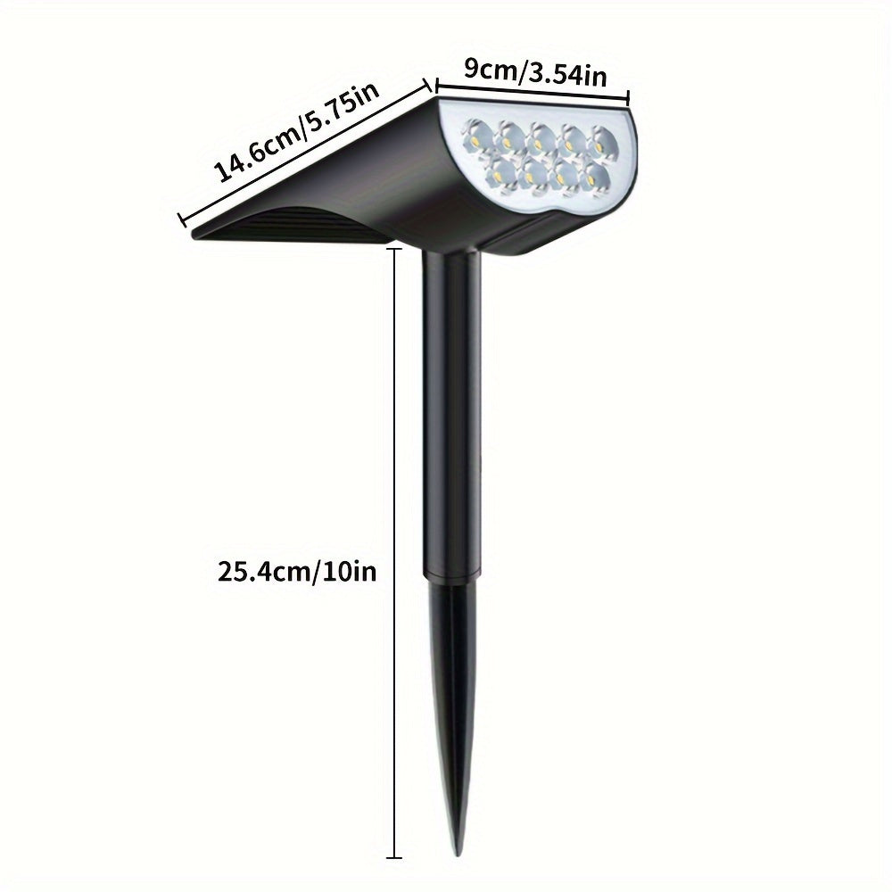 9 LED Solar Garden Light – Energy-Saving & Waterproof – Durable Outdoor Solar Lighting