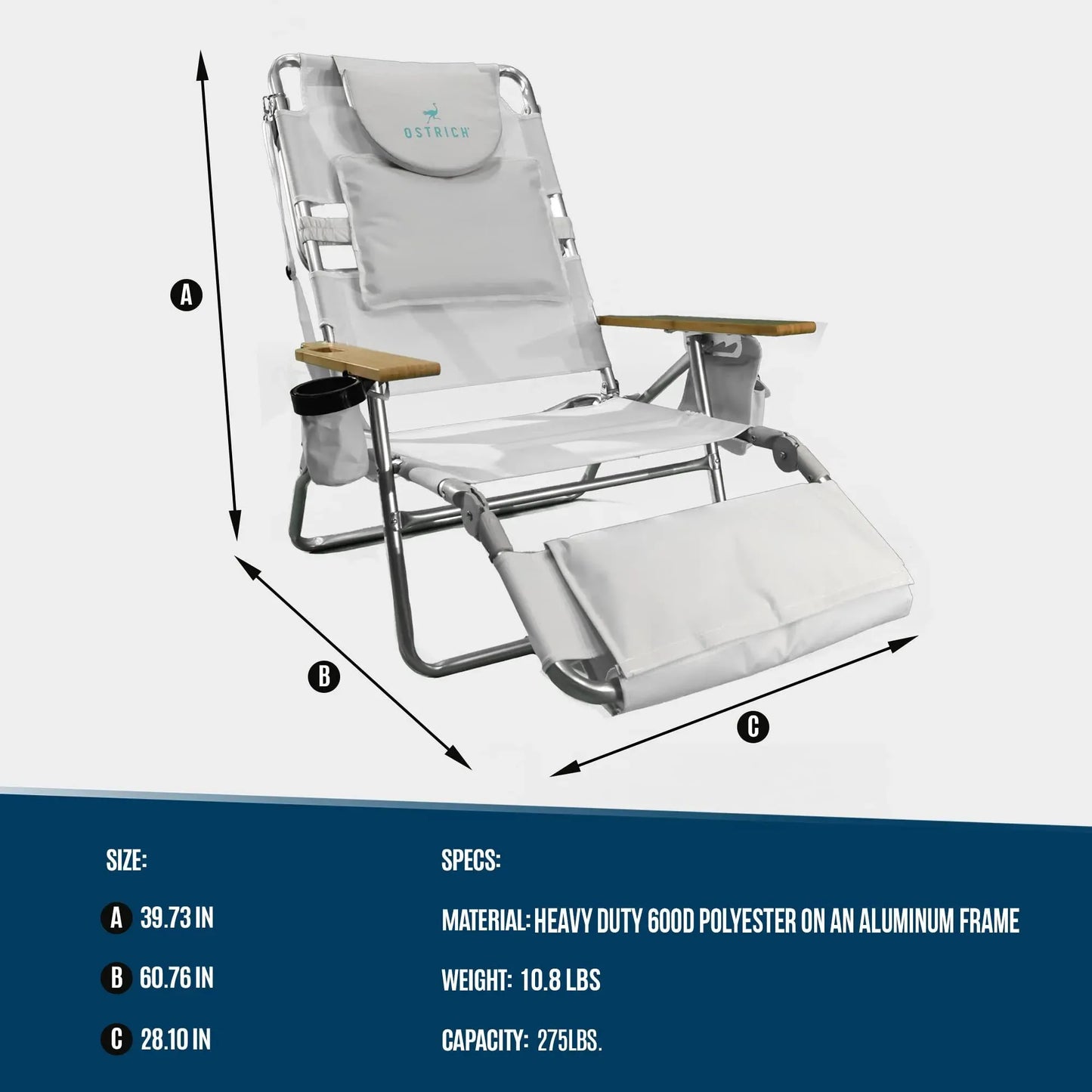 Buy 2 and get 1 free ๐บ๐บ 3-in-1 deck chair ๐๐