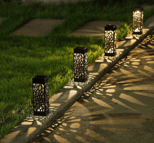 Solar Garden Light Post – Wireless Outdoor Solar Lamp – LED – Automatic Light Sensor – IP65