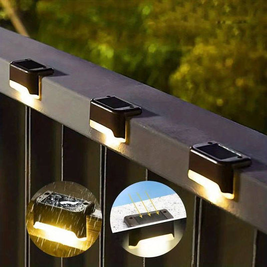 Wireless Solar LED Wall Lights – Stylish Outdoor Solar Lighting – IP65 – Automatic ON/OFF